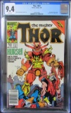 Thor #363 (1986) Key 1st Thor as a Frog/ Newsstand CGC 9.4