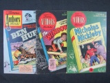 Famous Authors Illustrated #7, 9, 11 (1950) Golden Age Lot