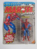 Vintage 1990 Toybiz Marvel Super Heroes Spider-Man w/ Web-Suction Hands