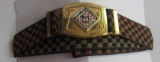 Rare 1936 Tom Mix Premium Belt & Buckle