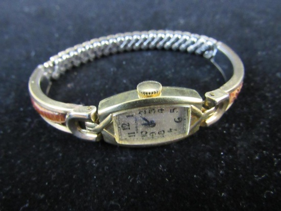 Antique 14 Kt Gold Hamilton Ladies Wrist Watch