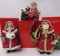Lot (3) Clothiques Santa Claus Figures in Orig. Boxes