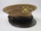 WWII Era U.S. Coast Guard Auxiliary Hat With Badge