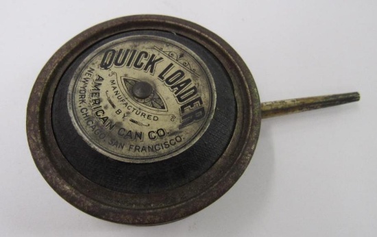 Antique Quick Loader Gun Powder Can