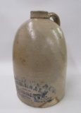Antique James Davis Wholesale Druggist (Detroit, MI) Stoneware Salt Glaze Jug