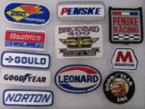 Grouping Vintage Sewn Gas, Automotive, Racing Related Patches