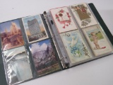 Album (Approx 120+) Antique & Vintage Postcards