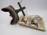 Antique Stereoviewer with Old Stereoview Cards