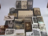 Grouping of Antique Photos Mostly Military