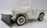 Vintage 1960's Tonka Snow Plow Jeep