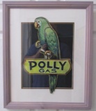 Polly Gas Contemporary Framed Tin Sign