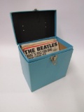 45 RPM Records Case Including Beatles, Beach Boys, Jan & Dean.