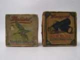 (2) Antique Early Shot Shell Boxes Empty Winchester, Mallard