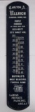 Vintage Ullrich Funeral Homes Metal Advertising Thermometer 38