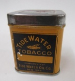 Rare Antique Tide Water Tobacco Tin
