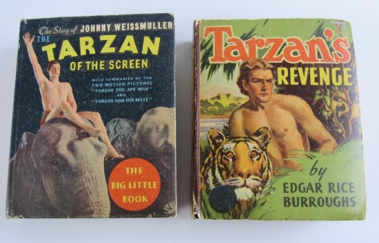 (2) 1930's Original Tarzan Big Little Books