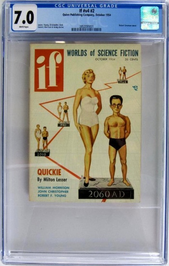 IF Men's Magazine V4 #2/1954 CGC 7.0