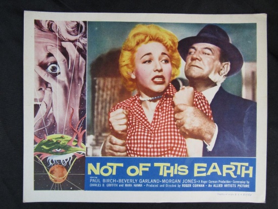 1957 "Not of This Earth" Lobby Card
