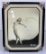 Rare Original Signed Sally Rand Nude 8x10 Burlesque Dancer Photo in Art Deco Frame