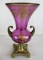 Large Victorian Era Mantle Vase/ Urn on Brass Base w/ Ormolu Mountings