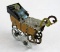 Antique Fischer Germany Tin Penny Toy Baby in Buggy