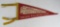 Antique 1949 Chicago Railroad Fair Felt Pennant 12