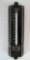 Antique Johnson Service Co. Cast Iron Industrial Thermometer 10.5