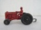 Antique Cast Metal Tractor w/ 2-Bottom Plow (Slik-Toy?)