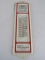 Vintage AT&T Long Lines Metal Advertising Thermometer (Plymouth, MI)