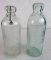 (2) Antique Michigan Blob Top Soda Bottles Detroit, South Range