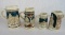 Group (4) Antique Pre-Prohibition Souvenir Stoneware Beer Mugs/ Steins Germany