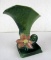 Antique Roseville Pottery #191-8 Green Clematis Vase