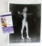 Excellent Signed Lili St. Cyr 8x10 Photo Legendary Burlesque Dancer/ Stripper with JSA COA