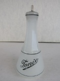 Antique Tonic Clambroth Glass Barber Bottle