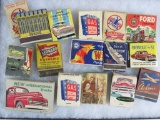 Antique Matchbook Grouping Sunoco, Leonard, International, Ford Tractor+