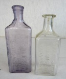 (2) Antique Western Drug Bottles- Prescott Arizona, Portland Oregon