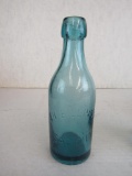 Rare Antique E.L. Billing's Geyser Soda Blob Top Bottle Sac City (Sacramento) California