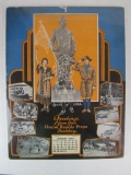 Excellent 1934 Grand Rapids Press / Boy Scouts & Girl Scouts Calendar