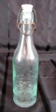 Antique Pre-Prohibition Elgin Eagle Brewing Beer Bottle w/ Original Lightning Stopper (Elgin, IL)
