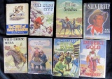 Grouping of Antique Western Related Hardcover Books w/ Dust Jackets- Zane Grey, and others