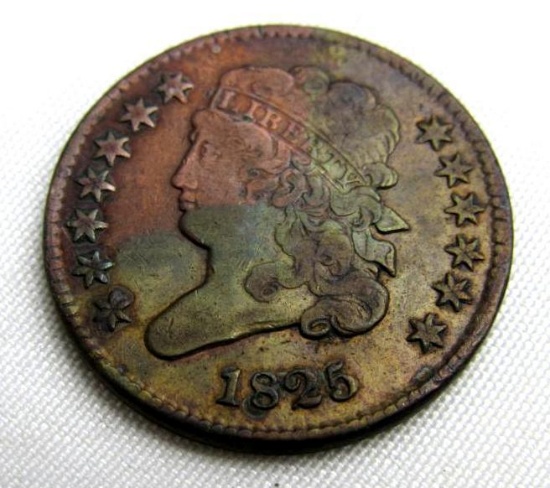 1825 US Classic Head Half Cent
