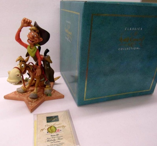 Walt Disney Classics Collection Pecos Bill Porcelain Figurine/ Statue