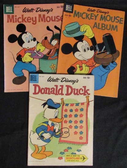 (3) Silver Age Dell Disney