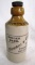 Antique Hawkes & Co. Ginger Beer Stoneware Bottle Thames, Ditton