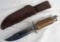 Antique Camillus (New York) Fixed Blade Knife w/ Stag Handle