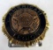 Antique American Legion Metal Automobile Badge/ License Plate Topper