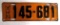1920 Michigan Original License Plate
