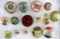 Grouping of WWI & WWII Patriotic Pins Welcome Home 82nd Airborne, Rally Day, etc.