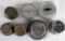 Grouping of Antique Automobile Hub Covers /Grease Dust Caps Star, Essex, Ford, Chevy+
