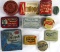 Grouping of Antique Smaller Tins- Medicine, Blood Purifier, Saffron, etc